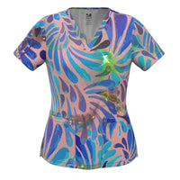 4-WAY STRETCH PRINT TOP