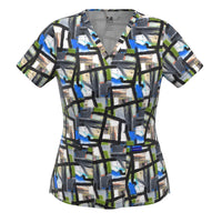 4-WAY STRETCH PRINT TOP