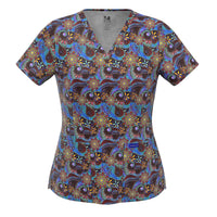 4-WAY STRETCH PRINT TOP