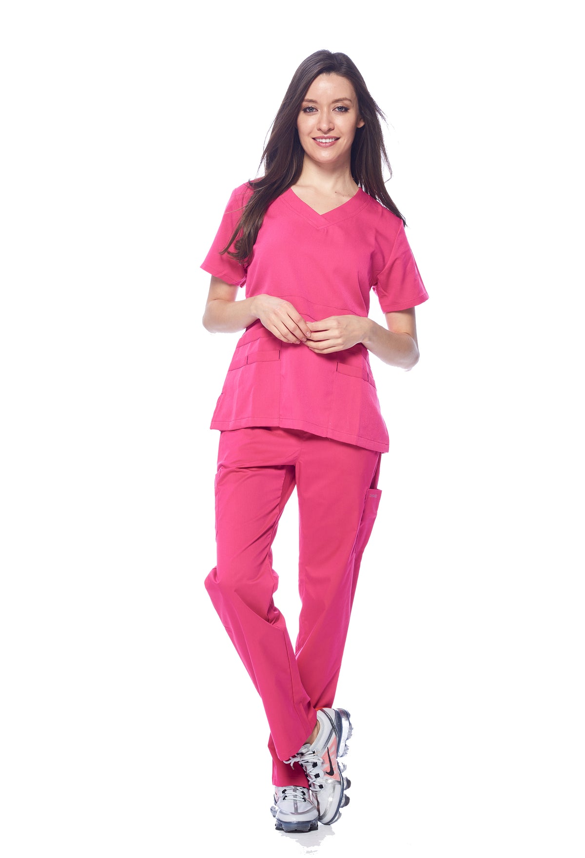 DAGACCI MEDICAL UNIFORM® Natural Stretch® Women's V-Neck Scrub Sets [NS2100]
