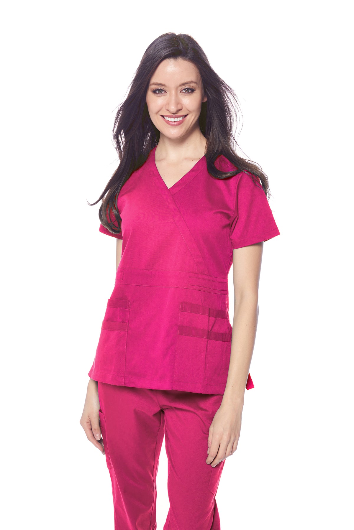 DAGACCI MEDICAL UNIFORM® Natural Stretch® Women's Y-Neck Scrub Sets [NS2102]