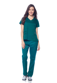 DAGACCI MEDICAL UNIFORM® Natural Stretch® Women's V-Neck Scrub Sets [NS2100]