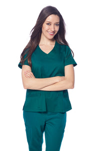 DAGACCI MEDICAL UNIFORM® Natural Stretch® Women's V-Neck Scrub Sets [NS2100]