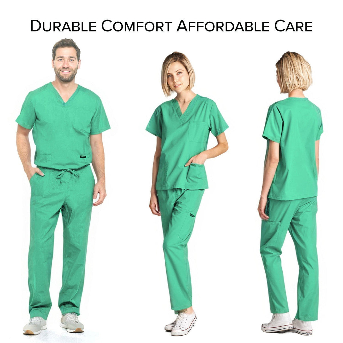 DAGACCI OFFICIAL Unisex Medical Scrub Sets Cotton Blended (KV10005000) Combined
