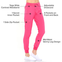 DAGACCI OFFICIAL 4-Way Stretch Unisex Jogger Scrubs Sets [FS2802] Combined