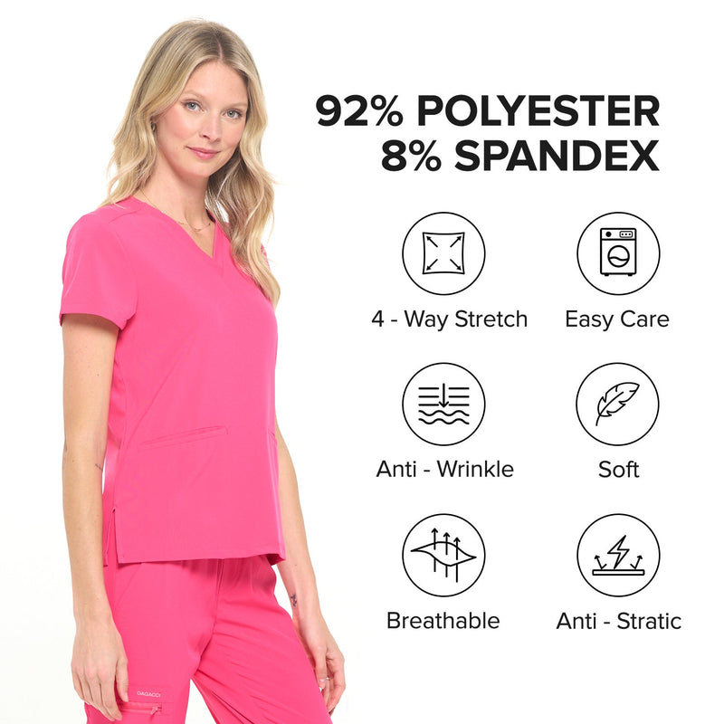 DAGACCI OFFICIAL 4-Way Stretch Unisex Jogger Scrubs Sets [FS2802] Combined