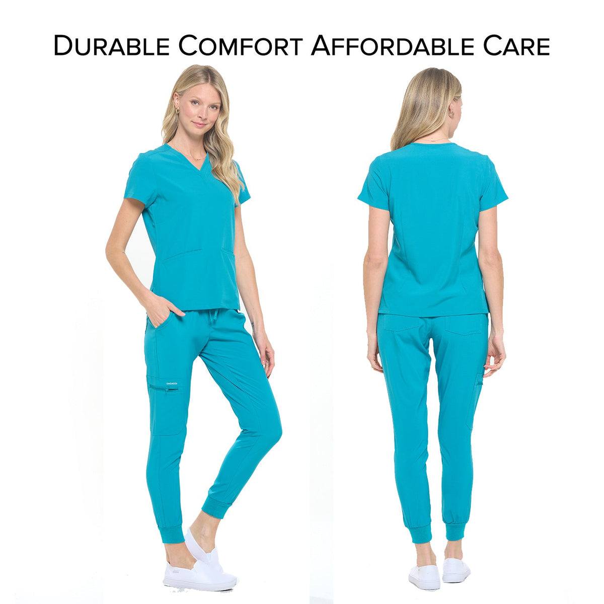 DAGACCI OFFICIAL 4-Way Stretch Unisex Jogger Scrubs Sets [FS2802] Combined