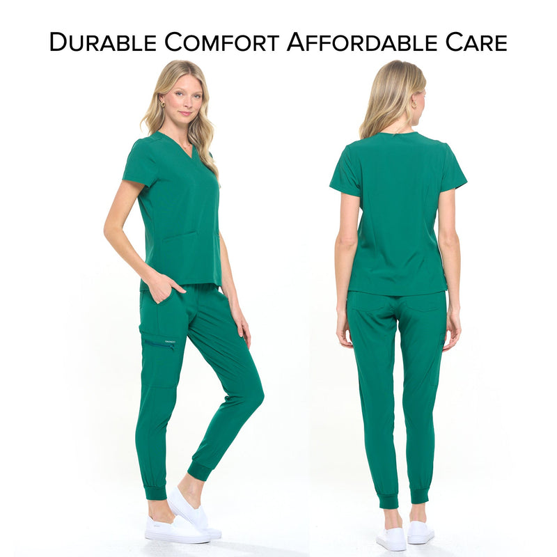 DAGACCI OFFICIAL 4-Way Stretch Unisex Jogger Scrubs Sets [FS2802] Combined