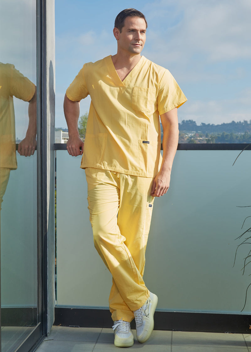 DAGACCI OFFICIAL Unisex Medical Scrub Sets Cotton Blended (KV10005000) Combined