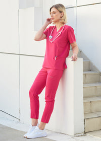 DAGACCI OFFICIAL Unisex 4-Way Stretch Medical Uniform Scrub Sets [FS100500]