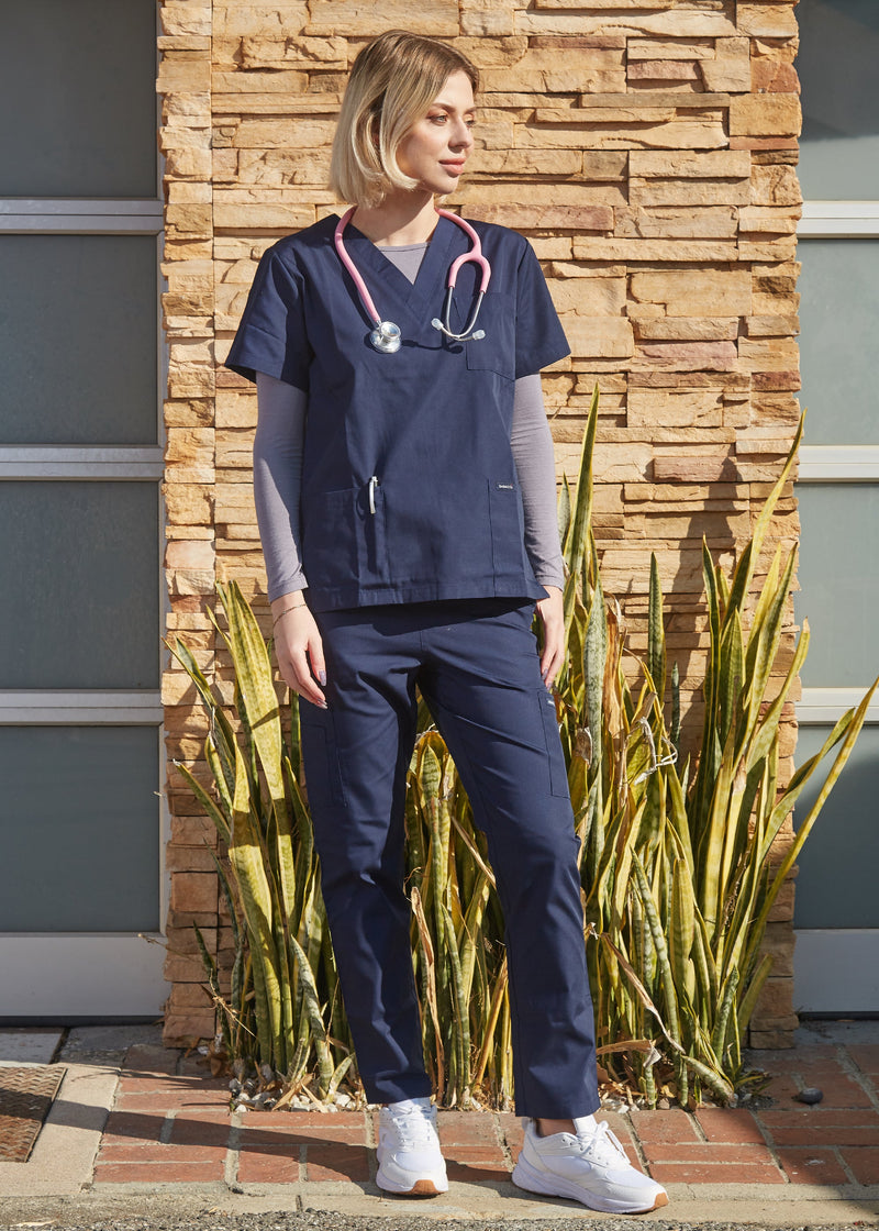 DAGACCI OFFICIAL Unisex Medical Scrub Sets Cotton Blended (KV10005000) Combined