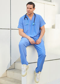 DAGACCI OFFICIAL Unisex 4-Way Stretch Medical Uniform Scrub Sets [FS100500]