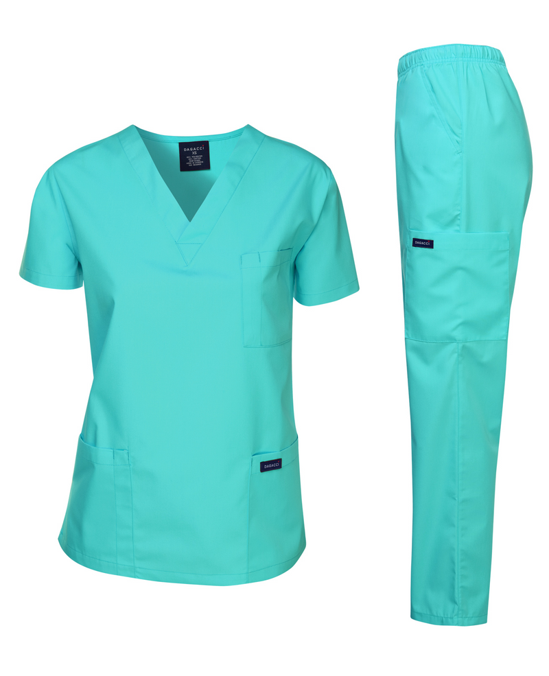 DAGACCI OFFICIAL Unisex Medical Scrub Sets Cotton Blended (KV10005000)