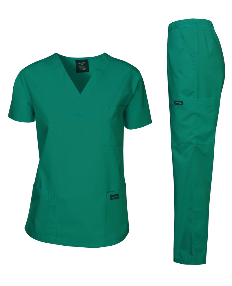 DAGACCI OFFICIAL Unisex Medical Scrub Sets Cotton Blended (KV10005000) Combined