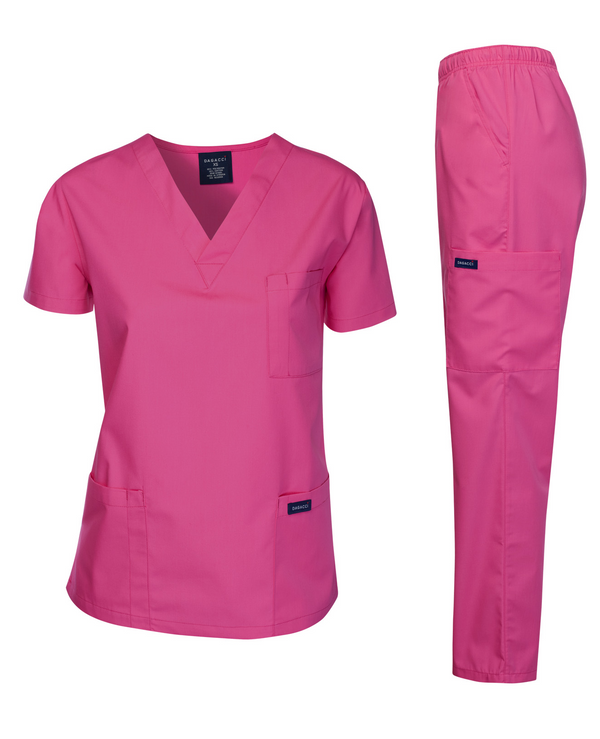 DAGACCI OFFICIAL Unisex Medical Scrub Sets Cotton Blended (KV10005000)