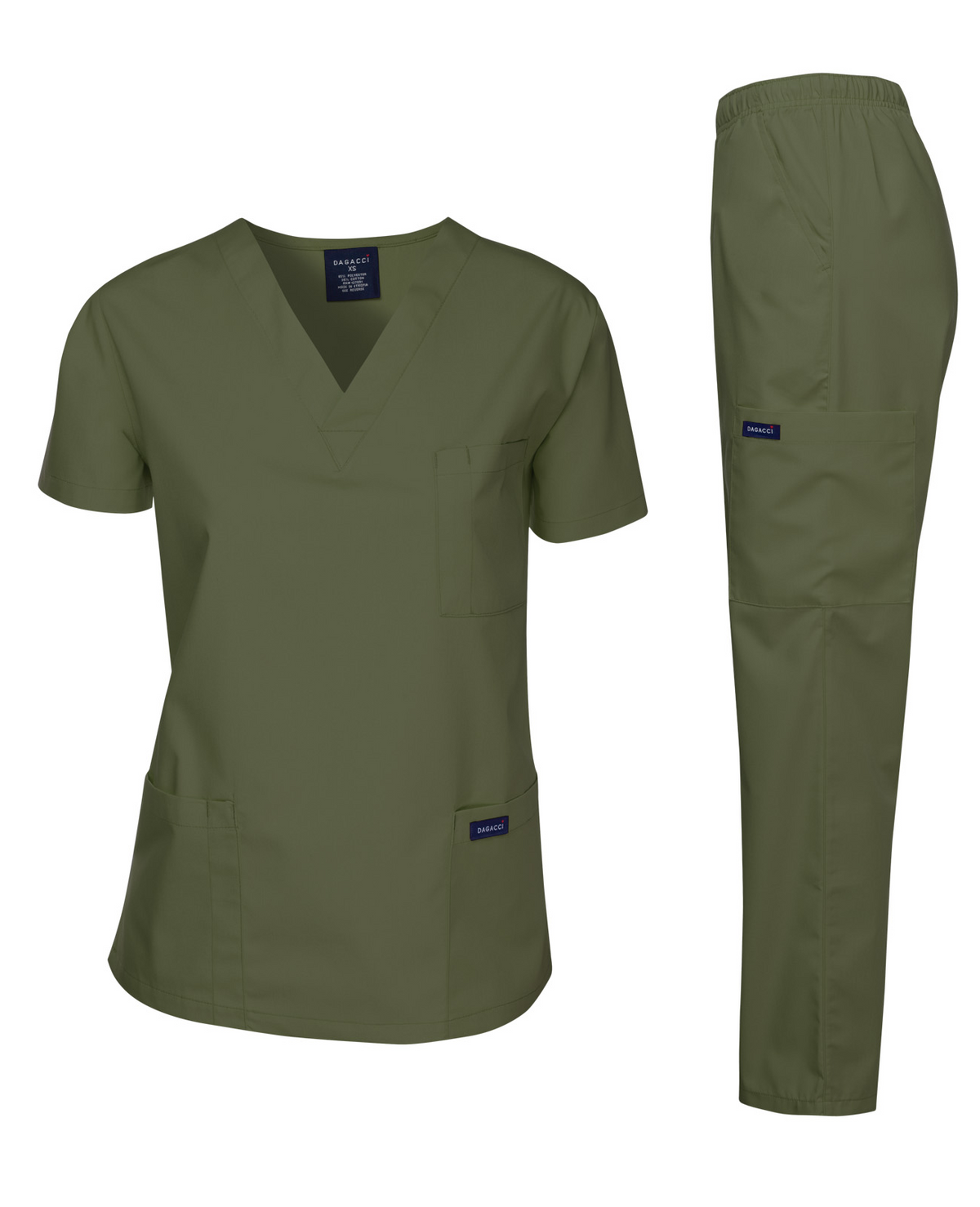 DAGACCI OFFICIAL Unisex Medical Scrub Sets Cotton Blended (KV10005000)