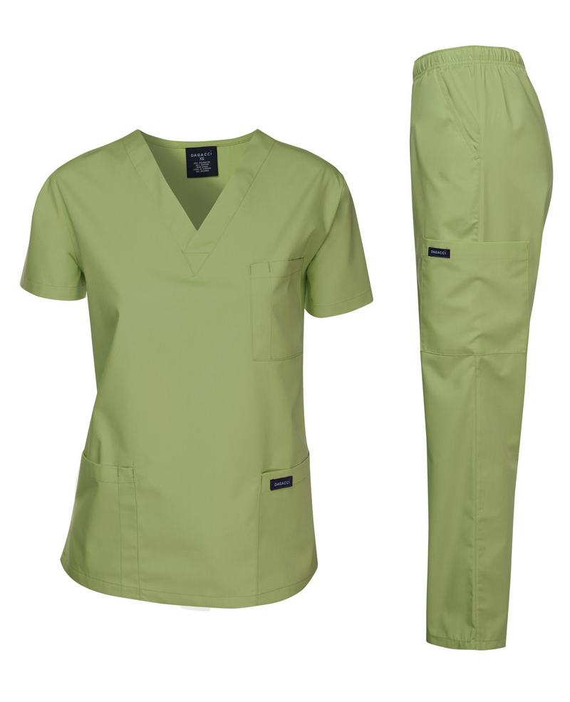 DAGACCI OFFICIAL Unisex Medical Scrub Sets Cotton Blended (KV10005000)