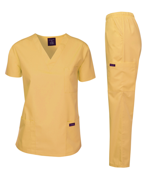 DAGACCI OFFICIAL Unisex Medical Scrub Sets Cotton Blended (KV10005000)