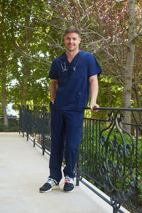 DAGACCI OFFICIAL Unisex Medical Scrub Sets Cotton Blended (KV10005000) Combined