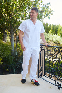 DAGACCI OFFICIAL Unisex Medical Scrub Sets Cotton Blended (KV10005000) Combined