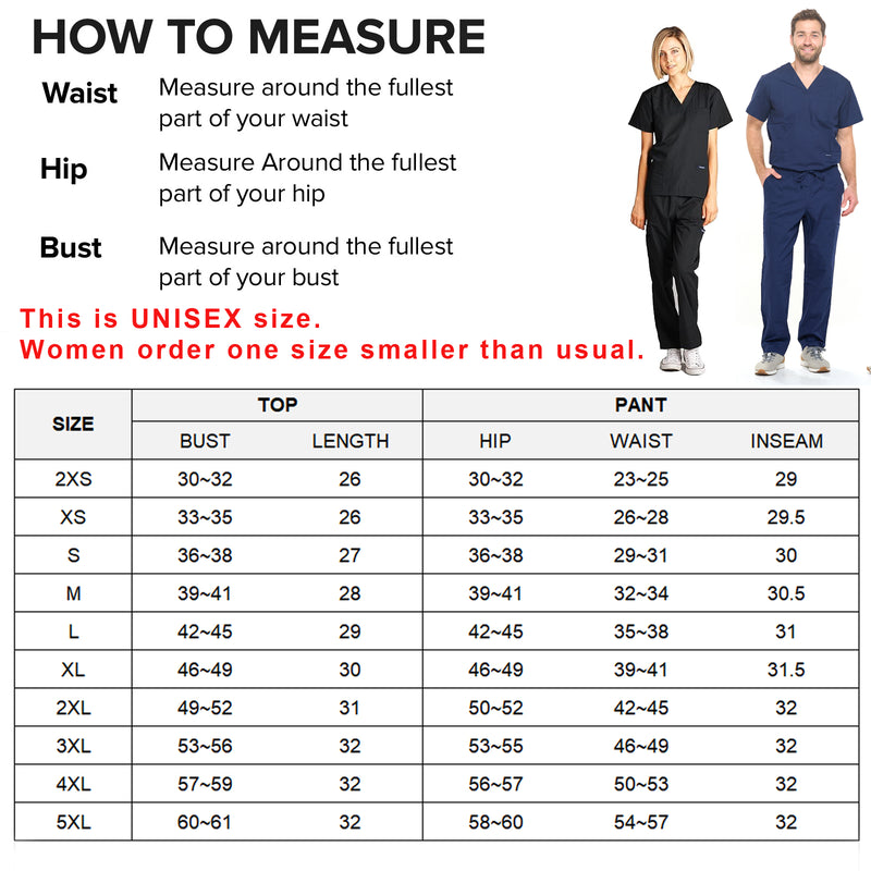 DAGACCI OFFICIAL Unisex Medical Scrub Sets Cotton Blended (KV10005000)