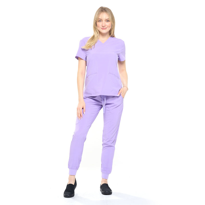 DAGACCI OFFICIAL 4-Way Stretch Unisex Jogger Scrubs Sets [FS2802] Combined