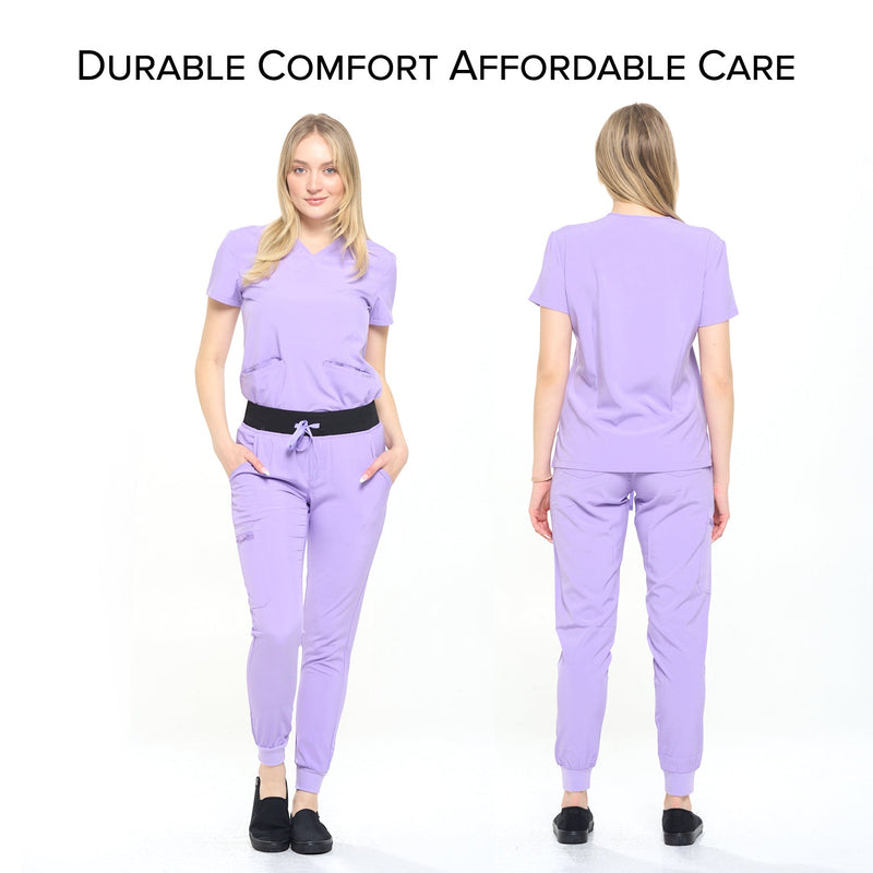 DAGACCI OFFICIAL 4-Way Stretch Unisex Jogger Scrubs Sets [FS2802] Combined
