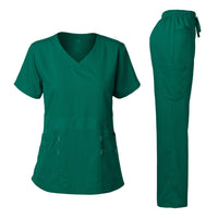 DAGACCI MEDICAL UNIFORM® Natural Stretch® Women's V-Neck Scrub Sets [NS2100]