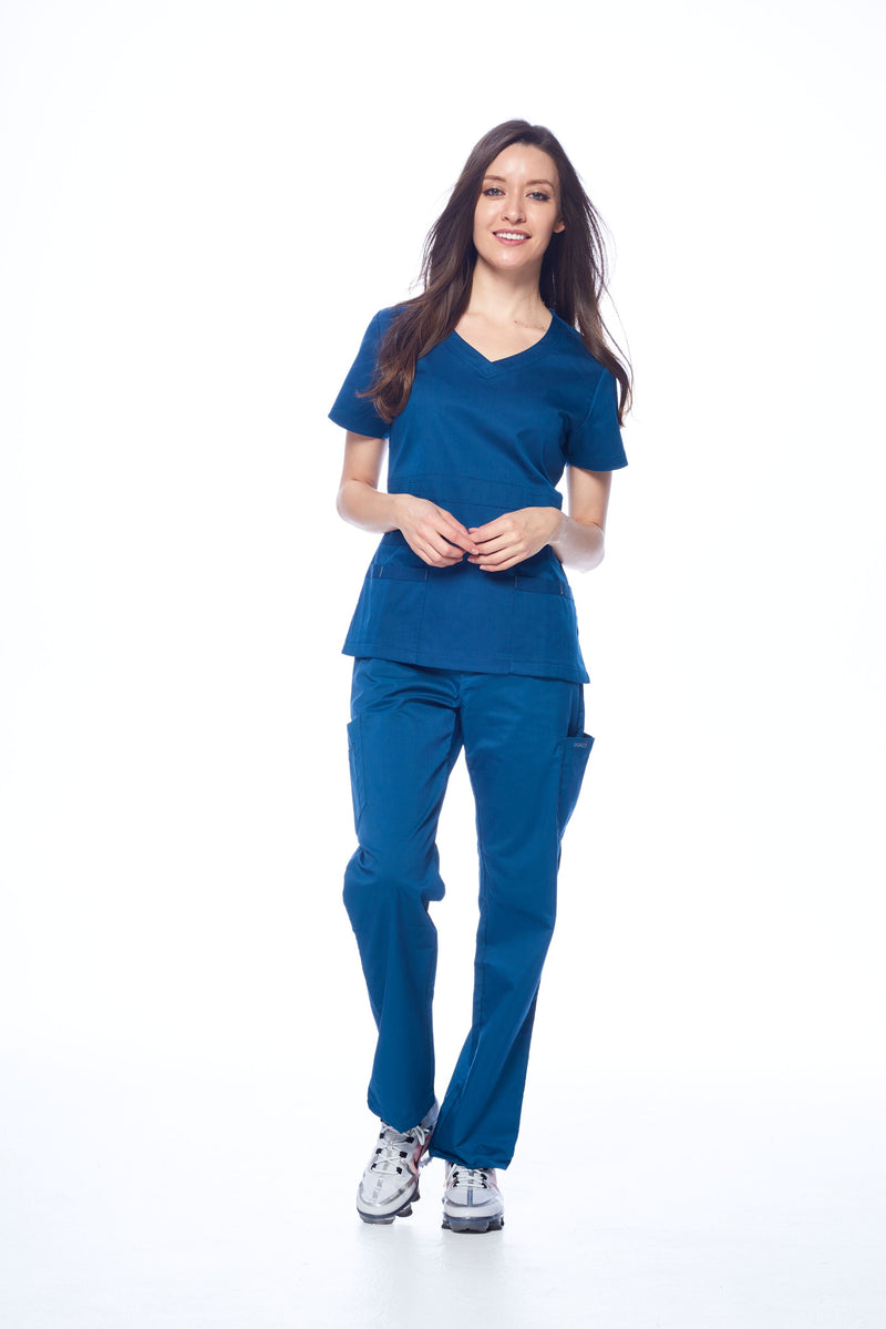 DAGACCI OFFICIAL Natural Stretch Women's V-Neck Scrub Sets [NS2100]