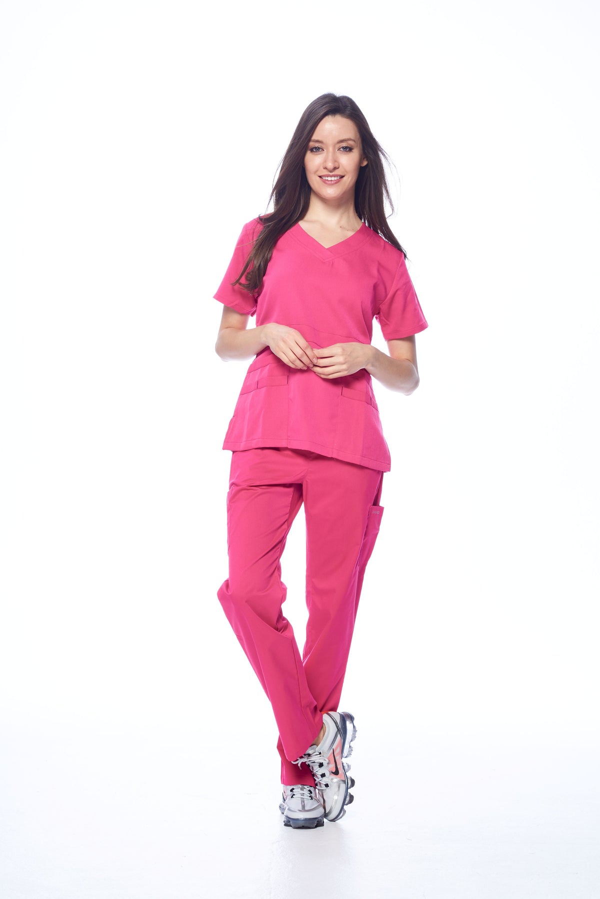 DAGACCI OFFICIAL Natural Stretch Women's V-Neck Scrub Sets [NS2100]