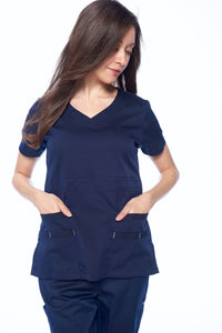 DAGACCI OFFICIAL Natural Stretch Women's V-Neck Scrub Sets [NS2100] Combined