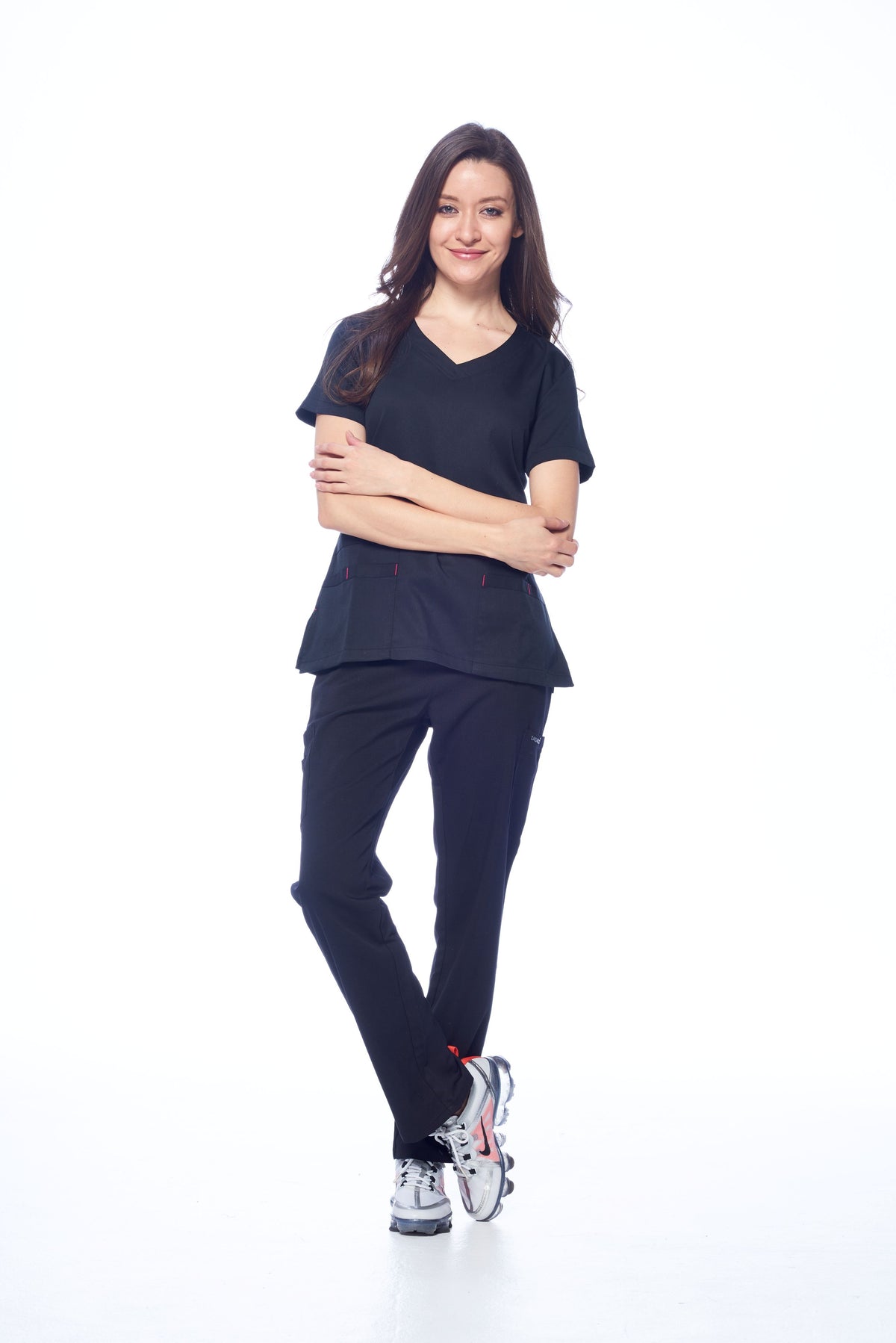 DAGACCI OFFICIAL Natural Stretch Women's V-Neck Scrub Sets [NS2100]