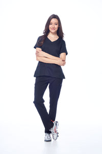 DAGACCI OFFICIAL Natural Stretch Women's V-Neck Scrub Sets [NS2100] Combined