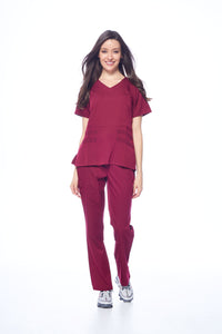 DAGACCI OFFICIAL Natural Stretch Women's V-Neck Scrub Sets [NS2100] Combined