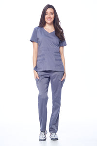 DAGACCI OFFICIAL Natural Stretch Women's V-Neck Scrub Sets [NS2100] Combined