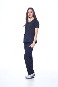 DAGACCI OFFICIAL Natural Stretch Women's V-Neck Scrub Sets [NS2100]
