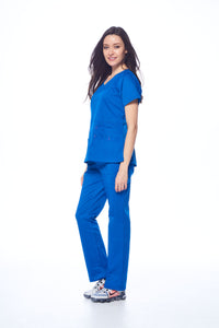 DAGACCI OFFICIAL Natural Stretch Women's V-Neck Scrub Sets [NS2100]