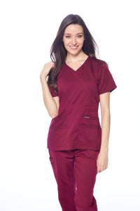 DAGACCI OFFICIAL Natural Stretch Women's Y-Neck Scrub Sets [NS2102] Combined