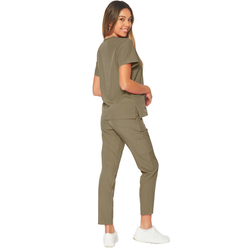 DAGACCI OFFICIAL Unisex 4-Way Stretch Medical Uniform Scrub Sets [FS100500]