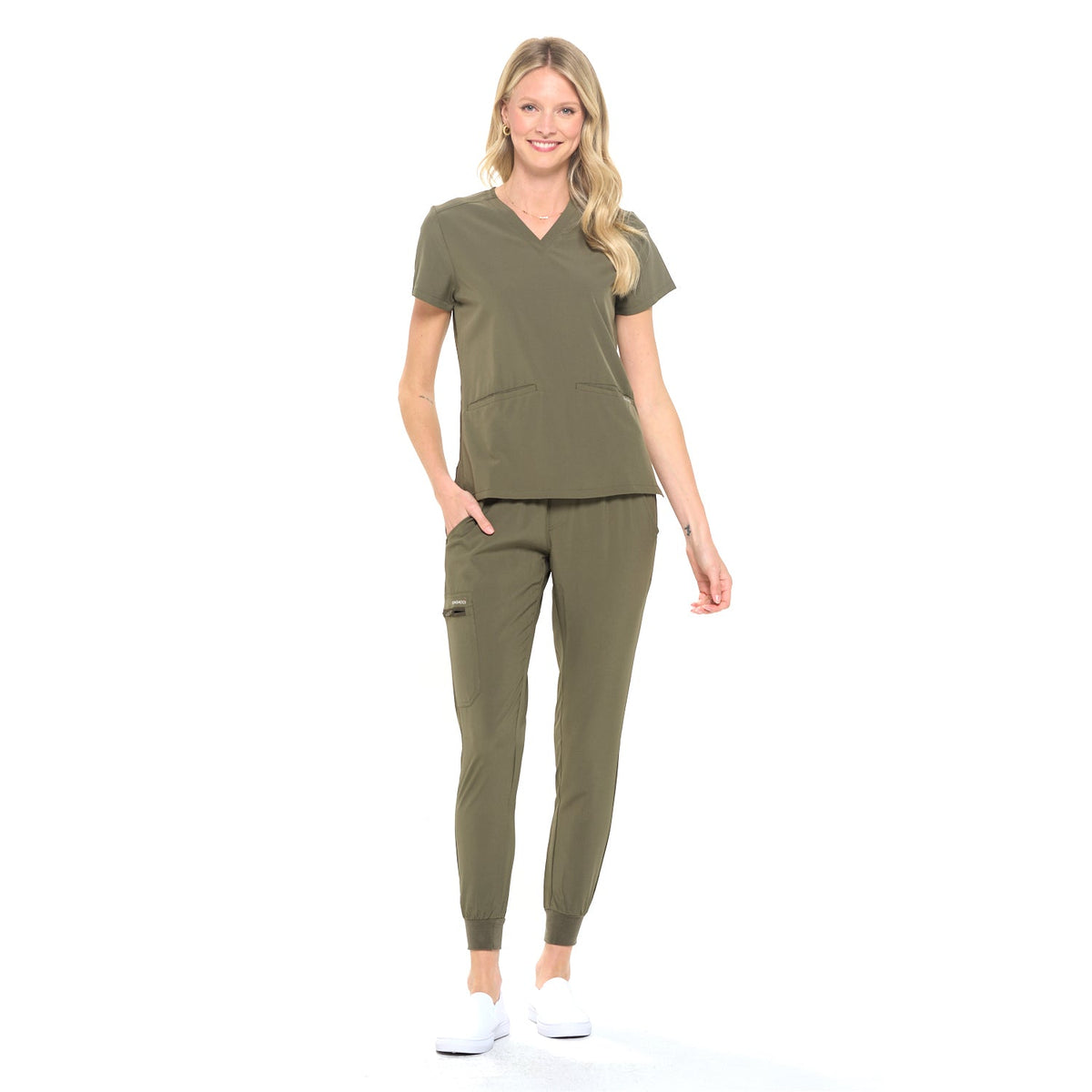 DAGACCI OFFICIAL 4-Way Stretch Unisex Jogger Scrubs Sets [FS2802] Combined