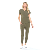 DAGACCI OFFICIAL 4-Way Stretch Unisex Jogger Scrubs Sets [FS2802] Combined