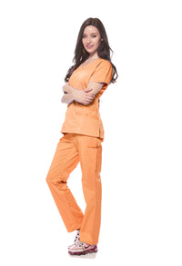 DAGACCI MEDICAL UNIFORM® Natural Stretch® Women's V-Neck Scrub Sets [NS2100]