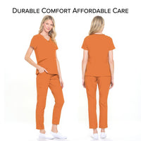 DAGACCI OFFICIAL 4-Way Stretch Split V-Neck Scrub Sets [FS2204] Combined