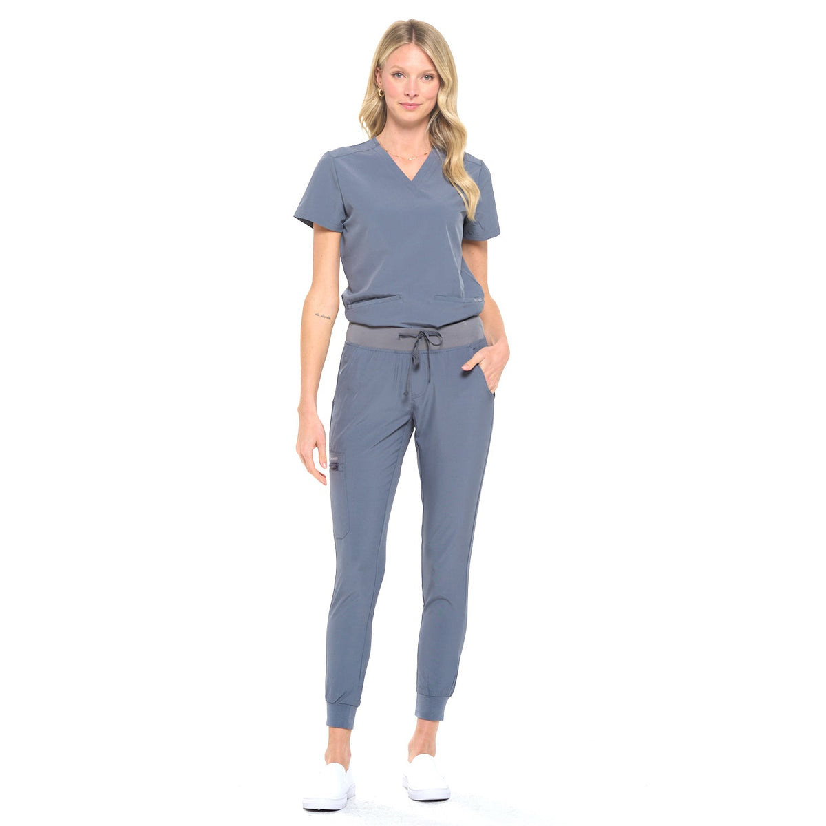 DAGACCI OFFICIAL 4-Way Stretch Unisex Jogger Scrubs Sets [FS2802] Combined