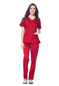 DAGACCI MEDICAL UNIFORM® Natural Stretch® Women's Y-Neck Scrub Sets [NS2102]