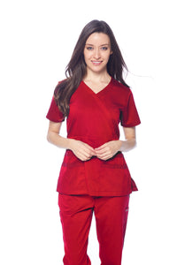 DAGACCI MEDICAL UNIFORM® Natural Stretch® Women's Y-Neck Scrub Sets [NS2102]