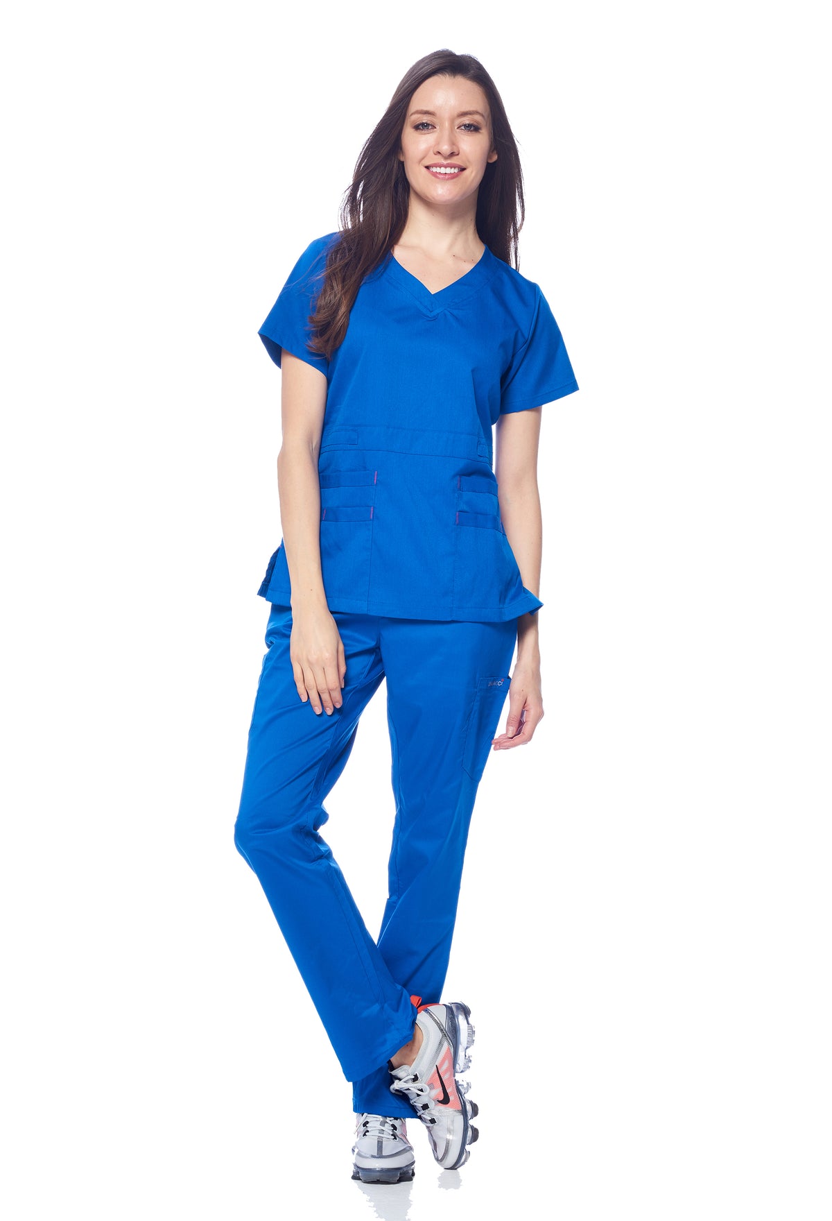 DAGACCI MEDICAL UNIFORM® Natural Stretch® Women's V-Neck Scrub Sets [NS2100]