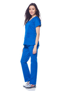 DAGACCI MEDICAL UNIFORM® Natural Stretch® Women's V-Neck Scrub Sets [NS2100]