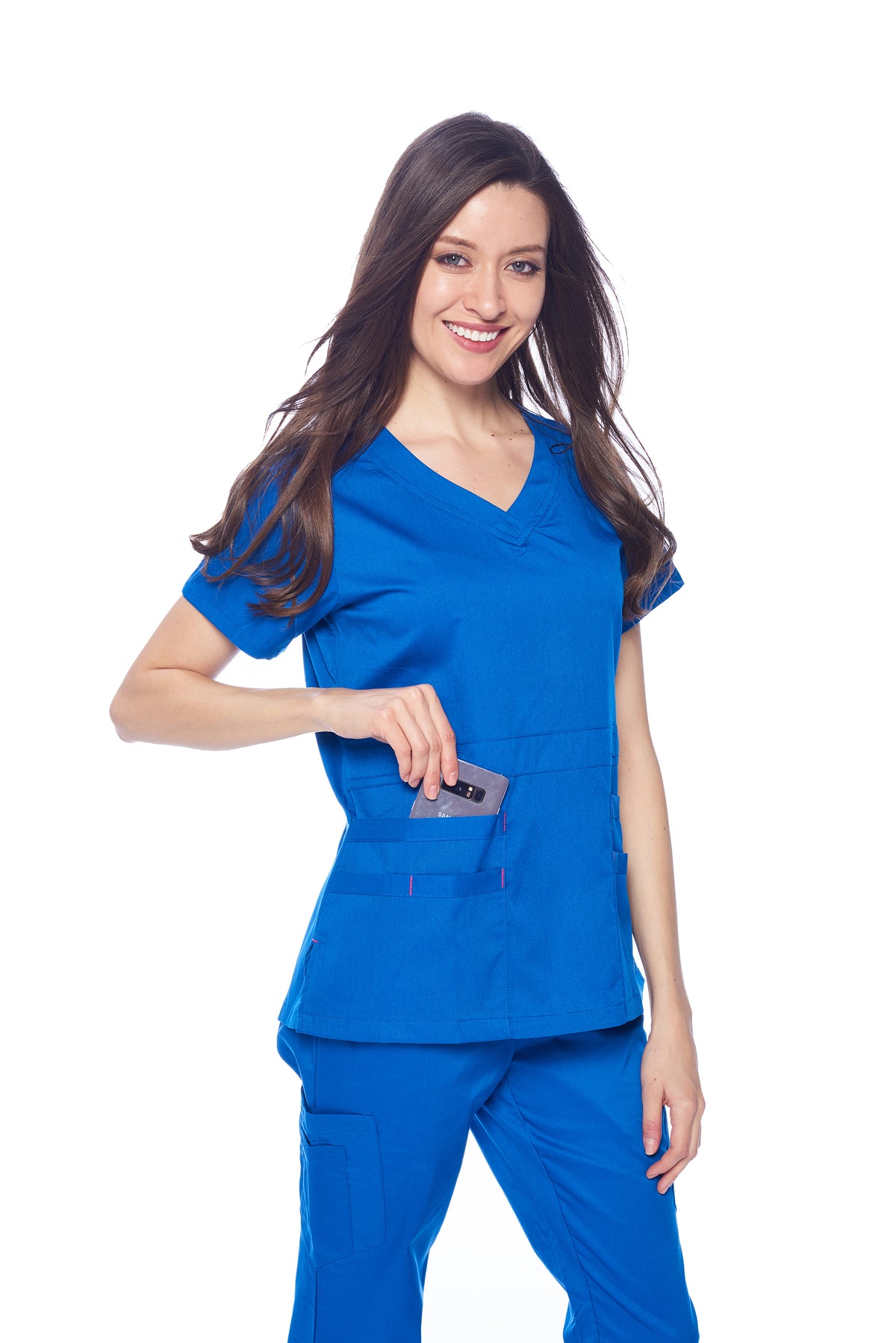 DAGACCI MEDICAL UNIFORM® Natural Stretch® Women's V-Neck Scrub Sets [NS2100]