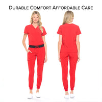DAGACCI OFFICIAL 4-Way Stretch Unisex Jogger Scrubs Sets [FS2802] Combined